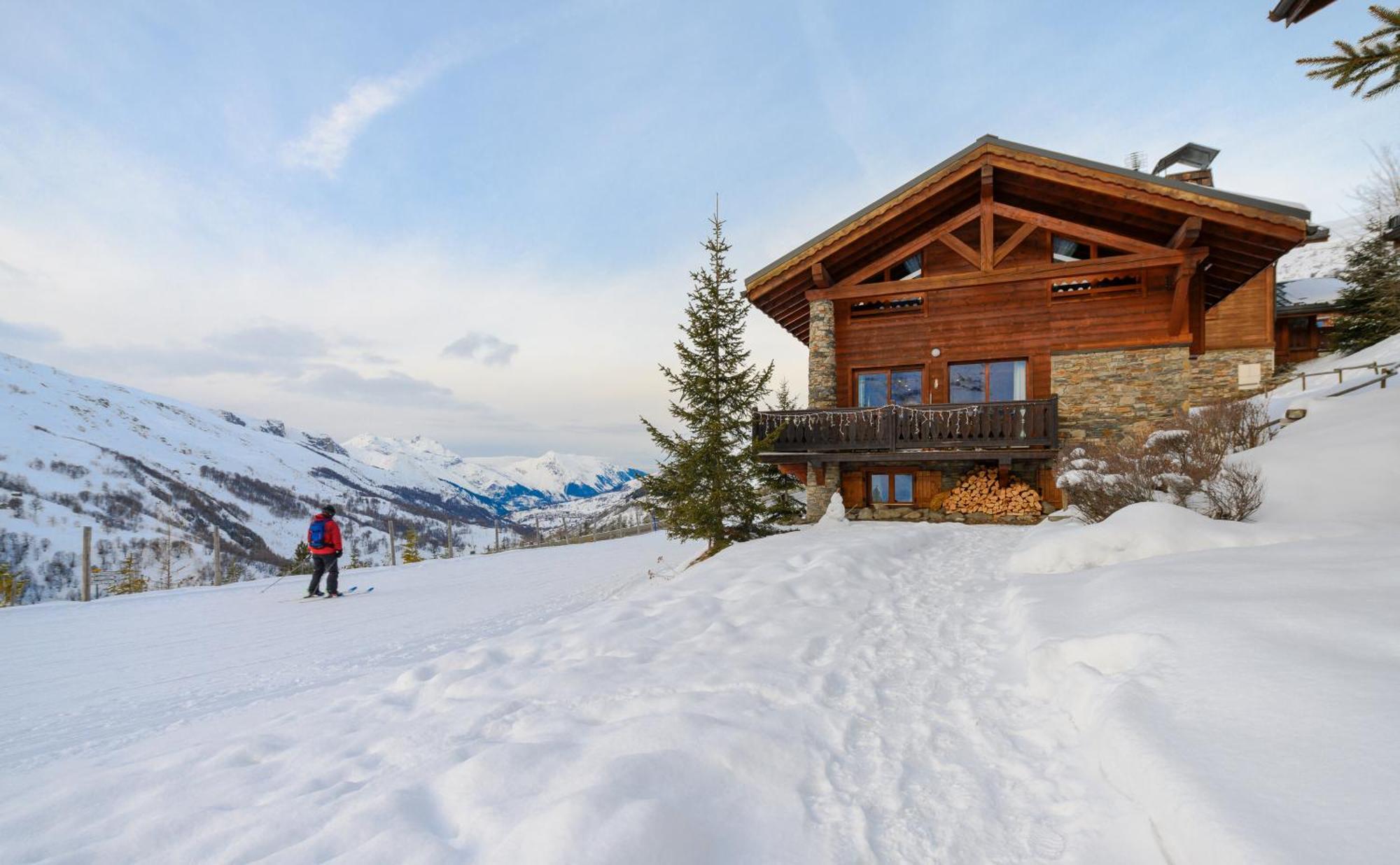 Вілла Chalet Ananas, Hameau Des Marmottes Сен-Мартен-де-Бельвіль Екстер'єр фото